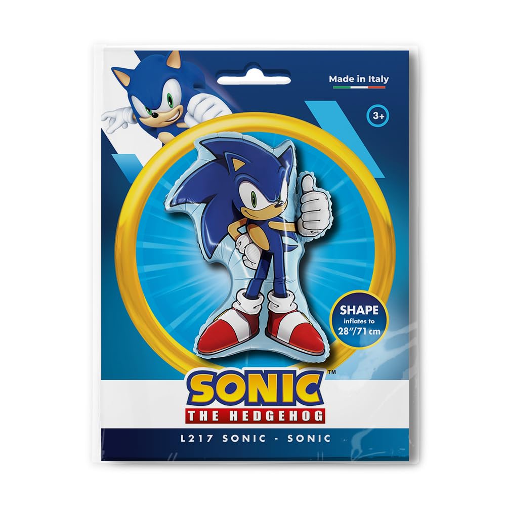 GRABO Sonic Balloon – Supershape Mylar Balloon 27-70 cm | Pack of 1