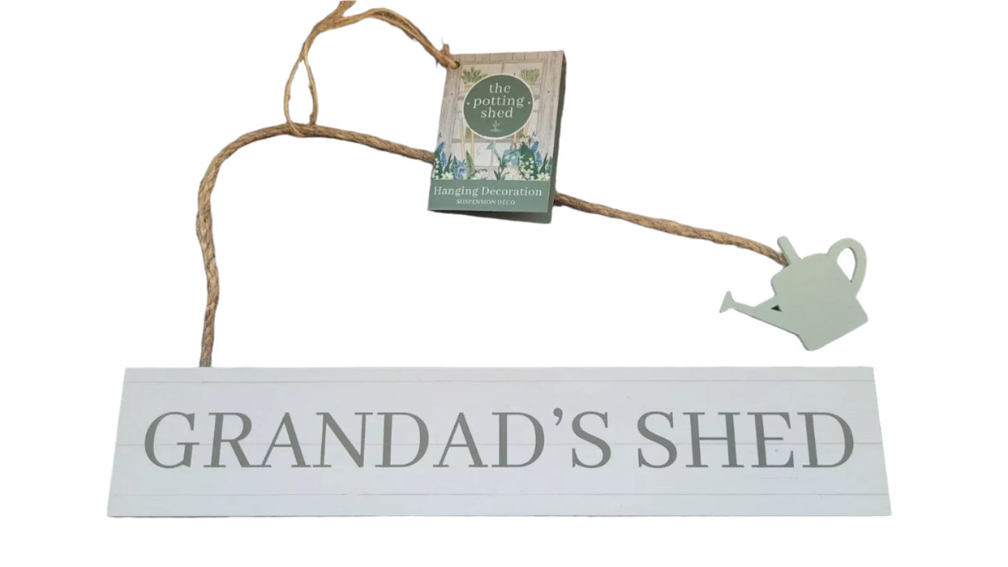 The Potting Shed Hanging Garden Signs 26cm Garden Shed Gift grandads shed