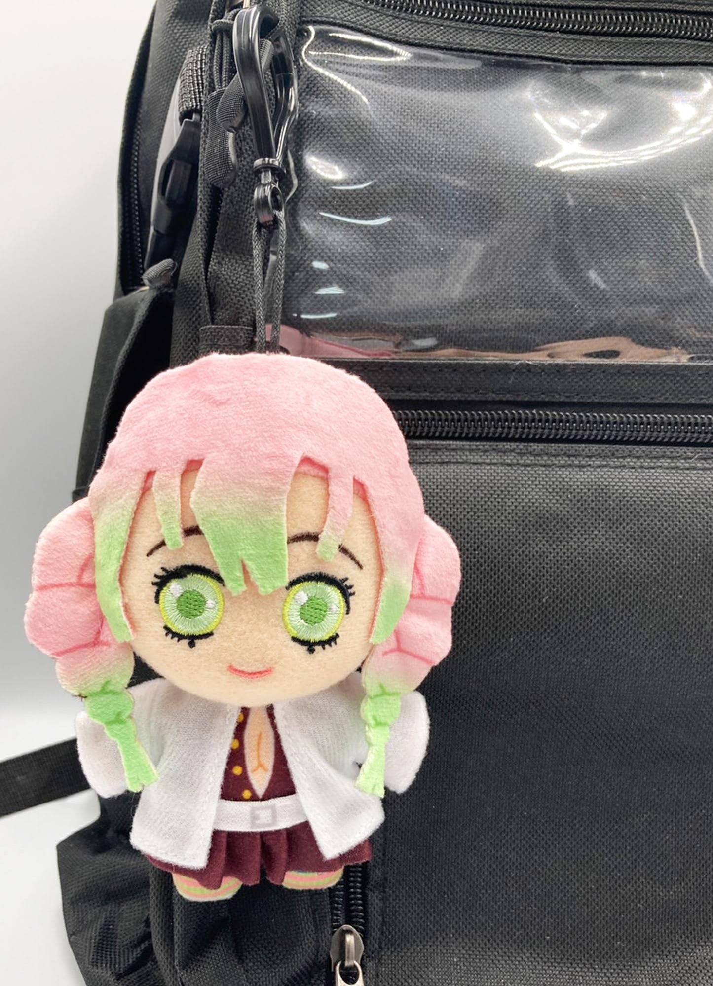 Great Eastern Entertainment Demon Slayer Mitsuri Kanroji Mini Plush – 4.5-inch with Spring Hook