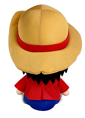 Great Eastern Entertainment One Piece Luffy Zou Arc Sitting Plush – 8-inch Height