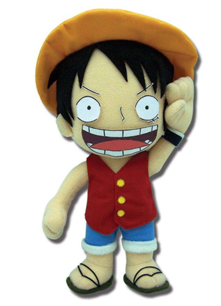 Great Eastern GE-8986 One Piece 10-inch Luffy Plush – Officially Licensed