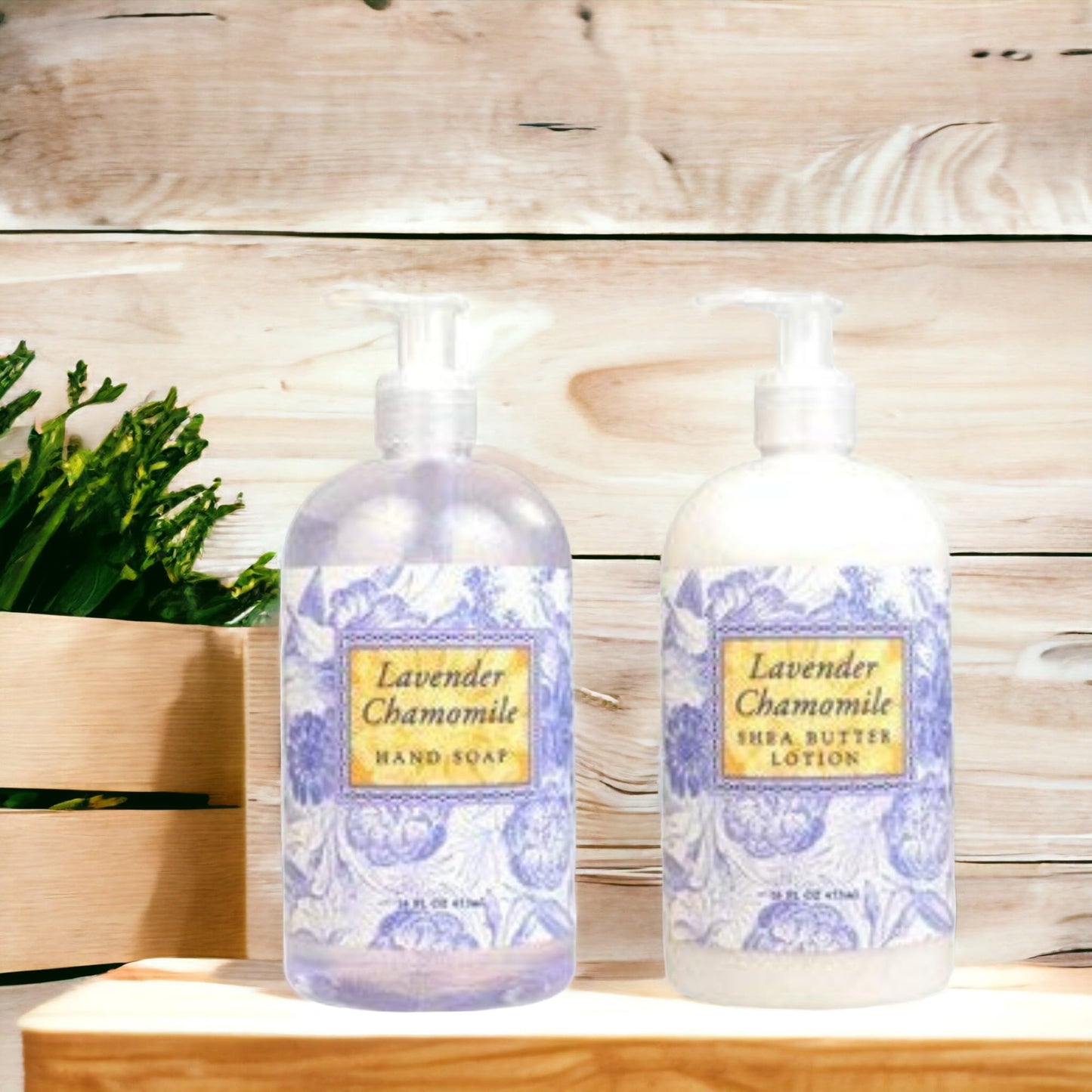 Greenwich Bay Lavender Chamomile Hand Soap & Lotion – 16 oz Duo (2-Pack)