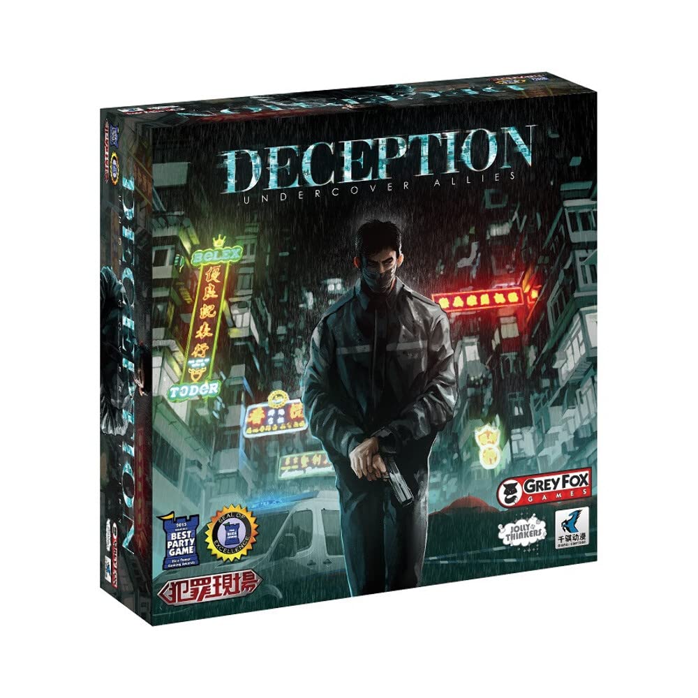Grey Fox Games Deception: Murder in Hong Kong Expansion – Undercover Allies (Up to 14 Players)