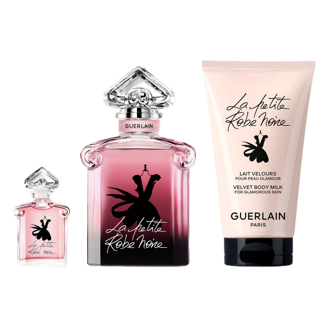 Guerlain La Petite Robe Noire Eau de Parfum Intense Gift Set - EDP 50ml + Body Lotion 75ml + EDP 5ml Women's Fragrance