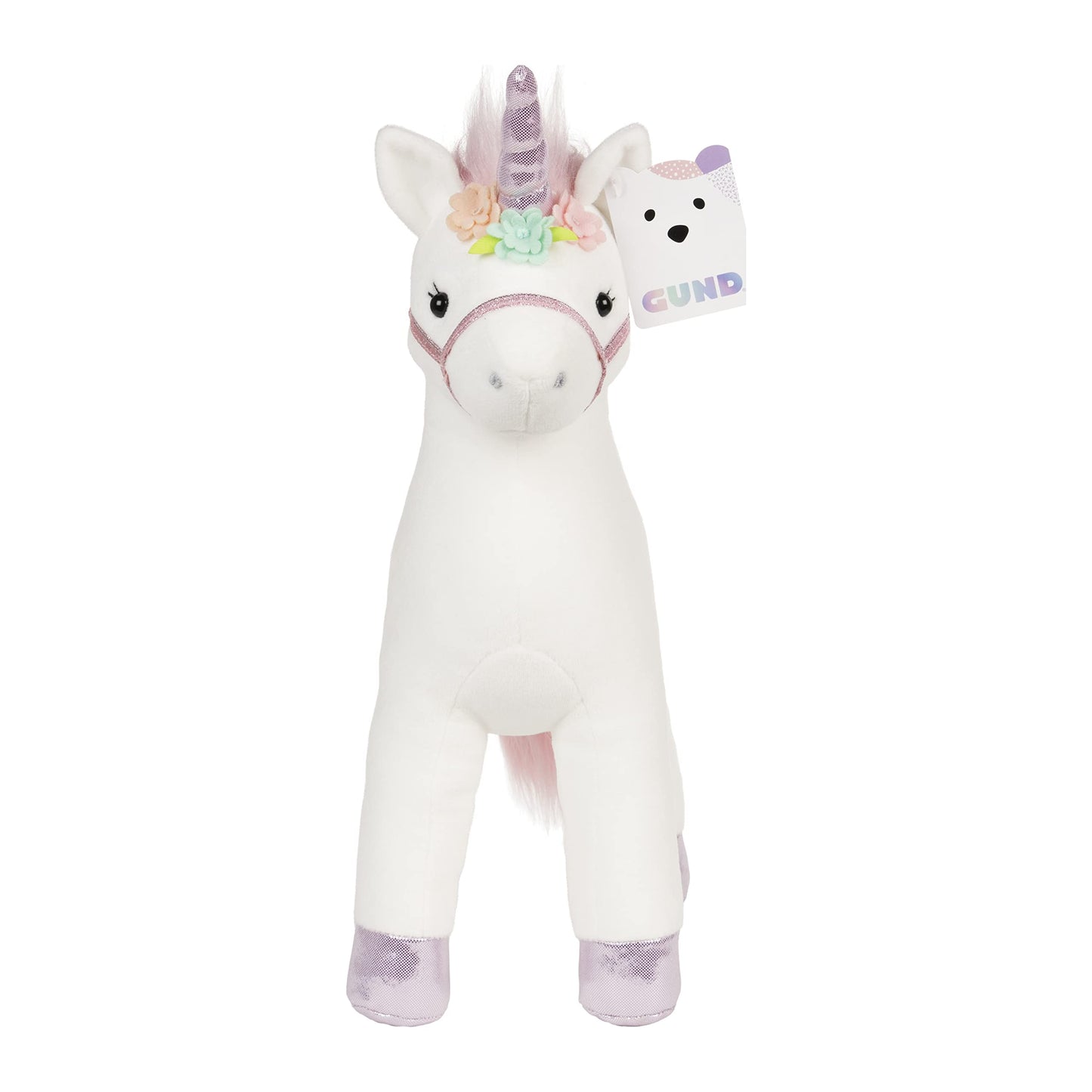 GUND Lily Rose Unicorn Plush — 15” Standing, Soft, Surface-Washable Toy for Ages 1+