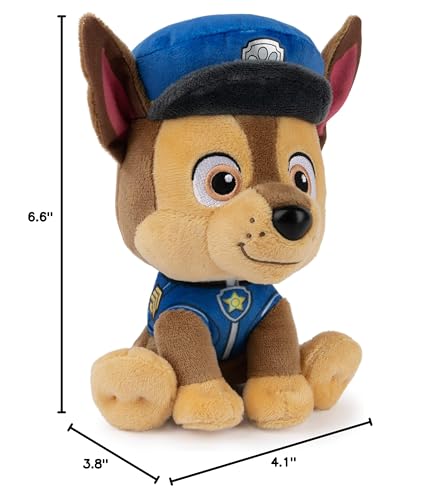 GUND PAW Patrol Chase 6-Inch Plush — Blue Police Uniform for Ages 1+