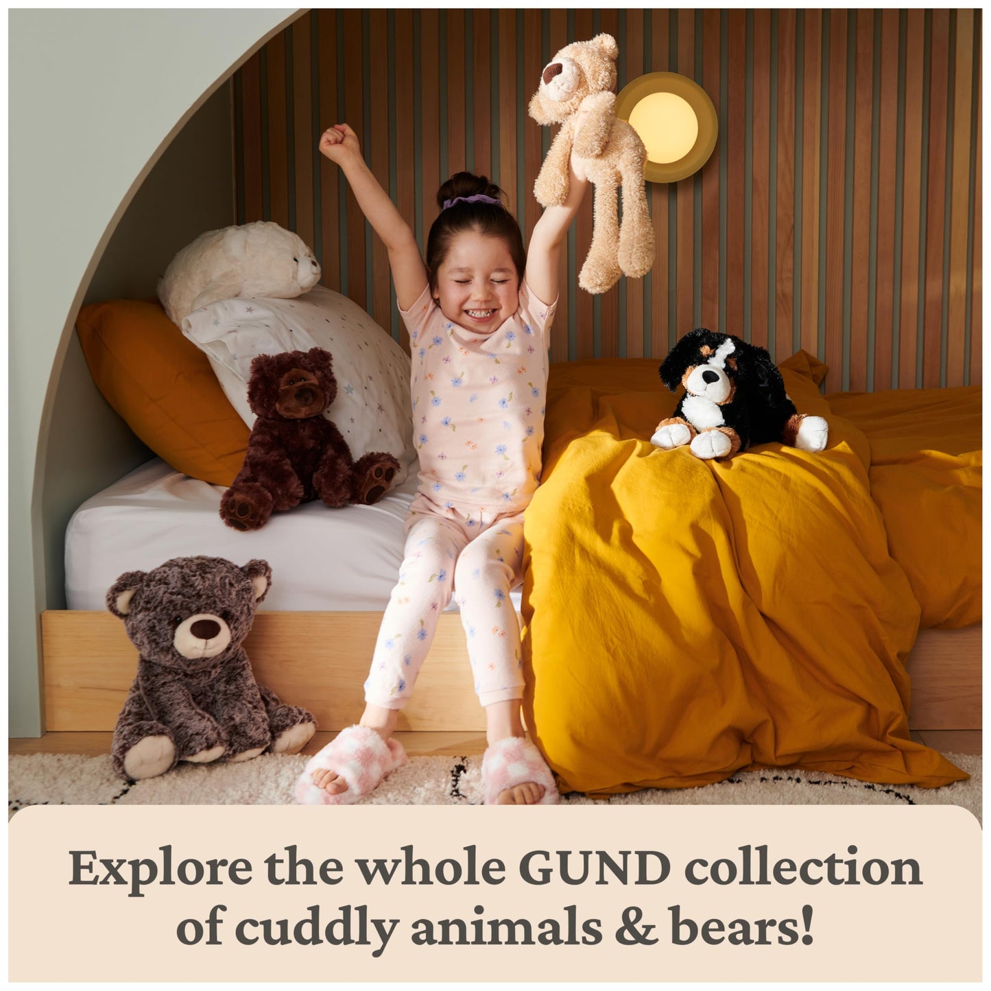 GUND Randle 13-inch Bernese Mountain Dog Plush - Soft, Surface-Washable Toy (Ages 1+)