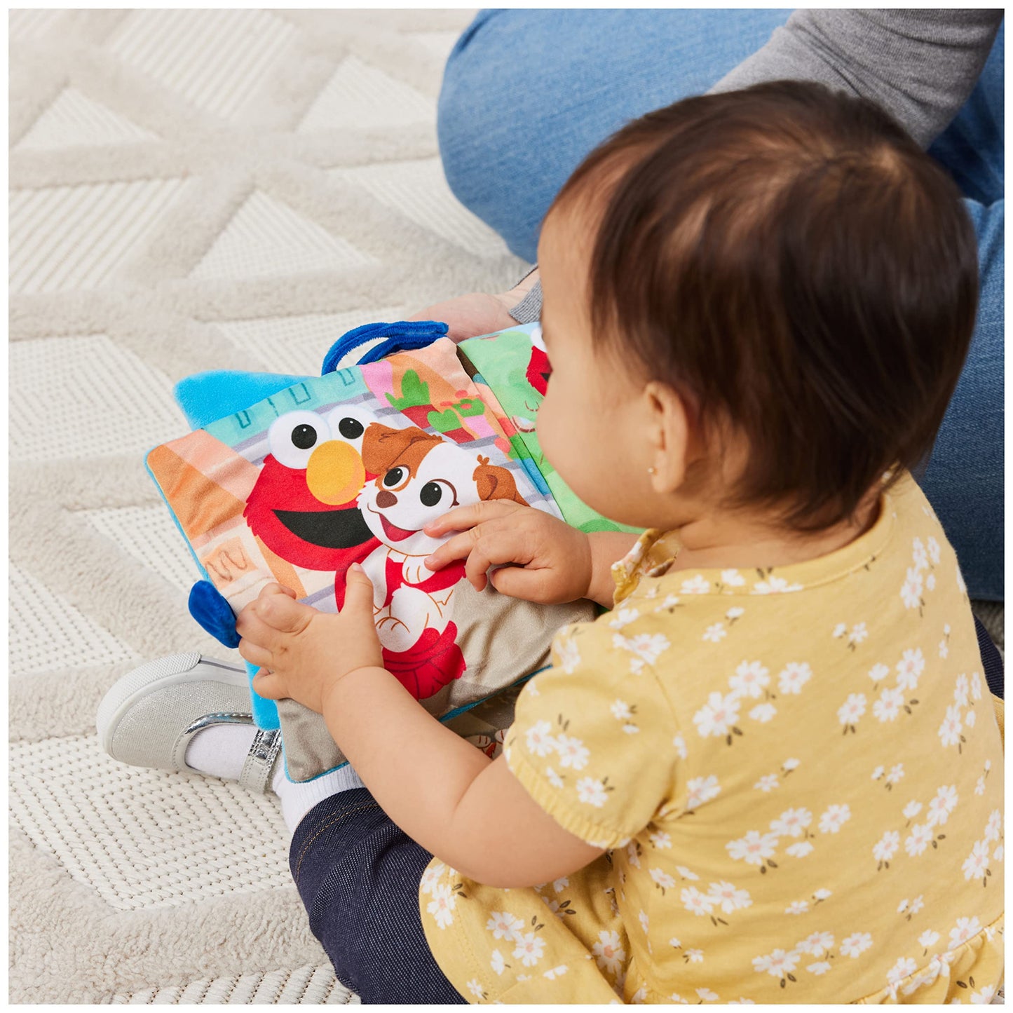 GUND Sesame Street Furry Friends Forever Soft Book – Plush Sensory Toy for Ages 1+