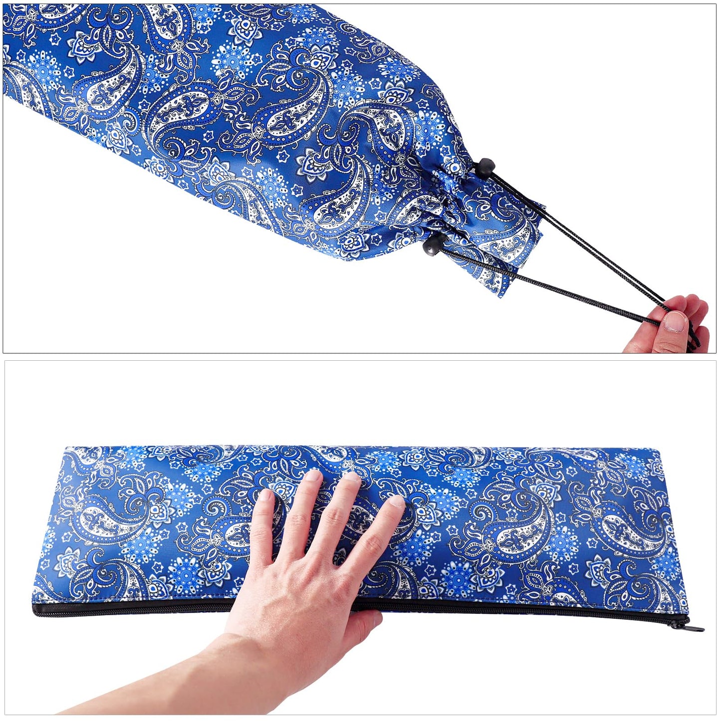 GUSTARIA Blue American Mahjong Bag for Racks, Pushers & Tiles – Case Only