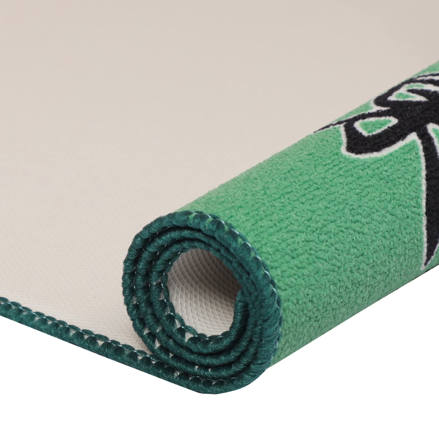 GUSTARIA Mahjong Mat – Anti-Slip, Noise-Reducing Table Cover for Mahjong, Poker & Card Games (Green, 31.5 in)