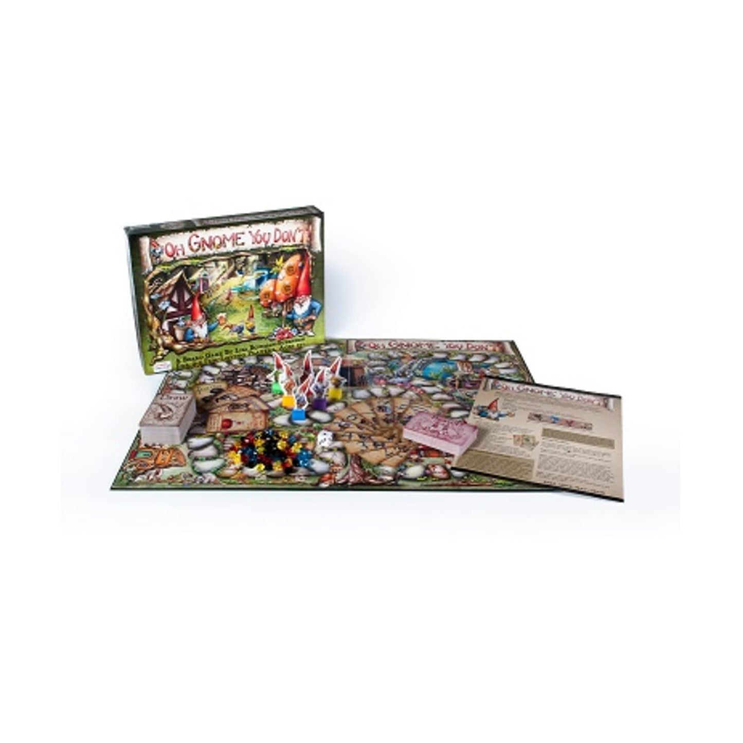 Gut Bustin' Games Oh Gnome You Don't Board Game — 2–6 Players, 90-Minute Forest Adventure