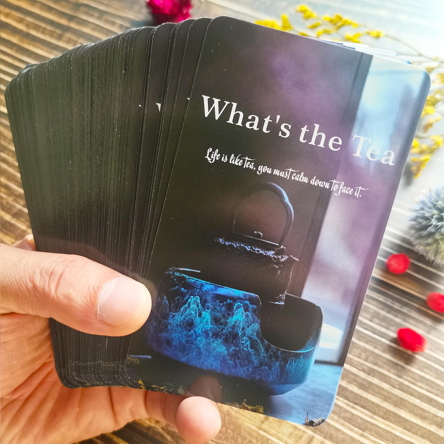 GZXINKE What's The Tea? Relationships & Life Oracle Cards — Beginner Friendly Deck