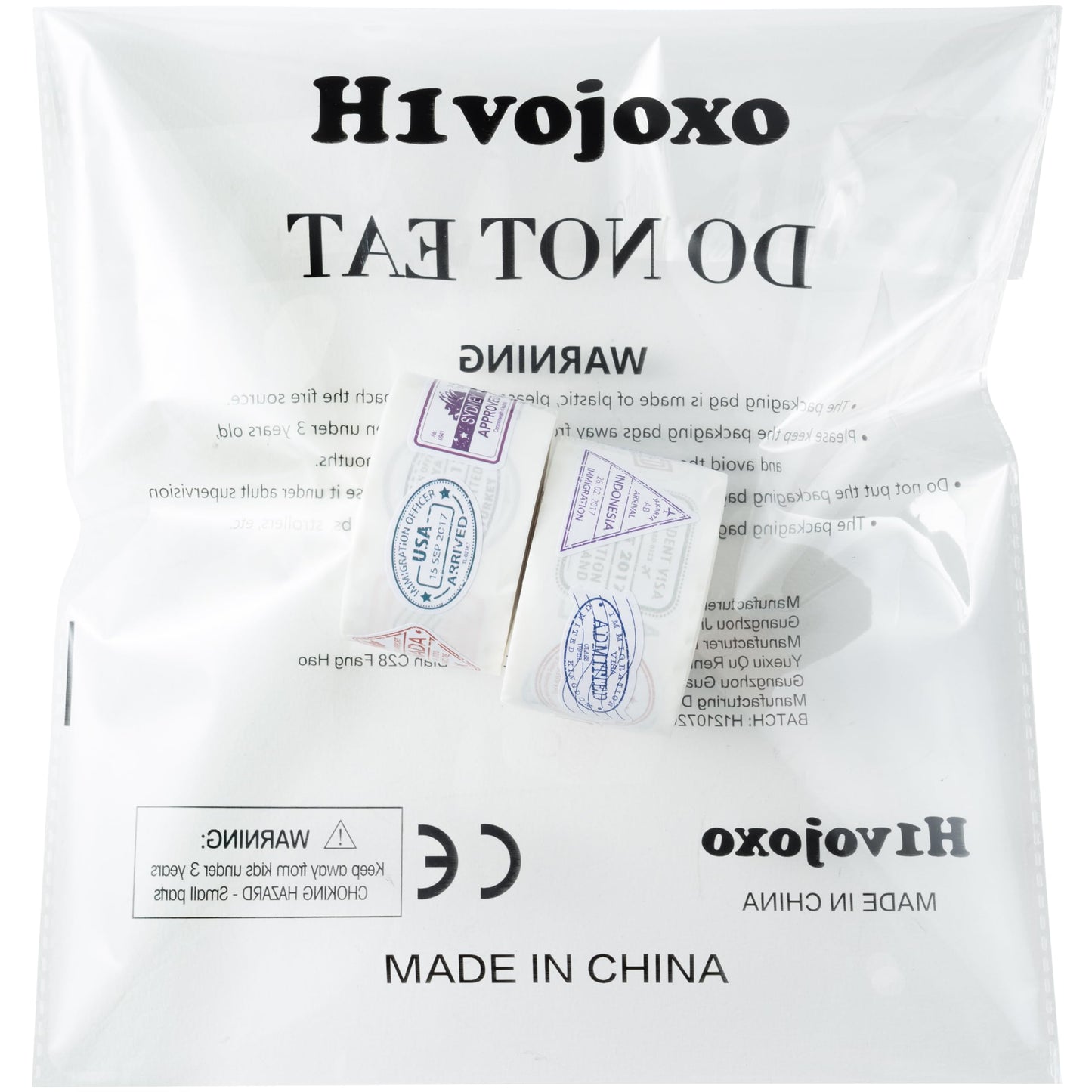 H1vojoxo Passport Stamps Rolls – 1000PCS Vintage Travel Stickers for Luggage, Scrapbooks & Crafts
