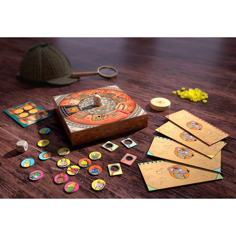 Inspector Mouse: The Great Escape by HABA – Cooperative Detective Board Game for Families