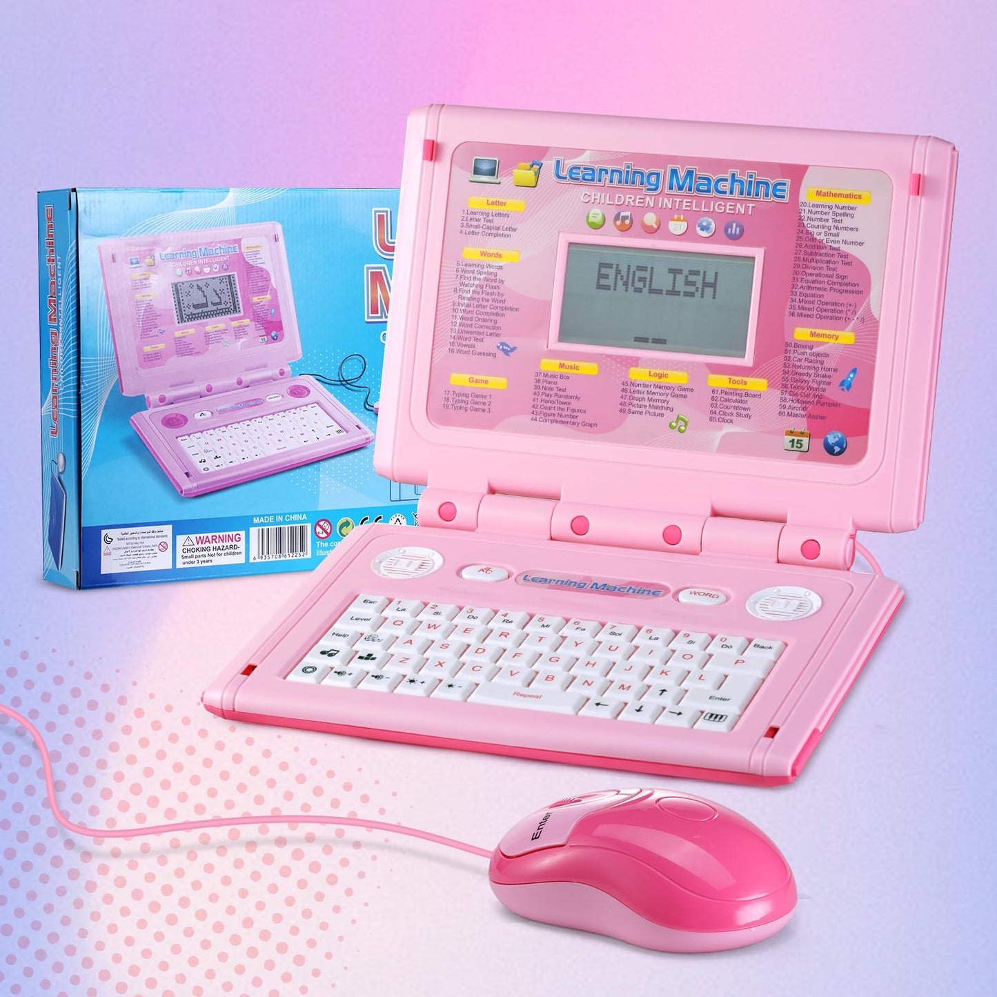 HAIOUMM Kids Educational Laptop - 65 Learning Modes for Ages 5+