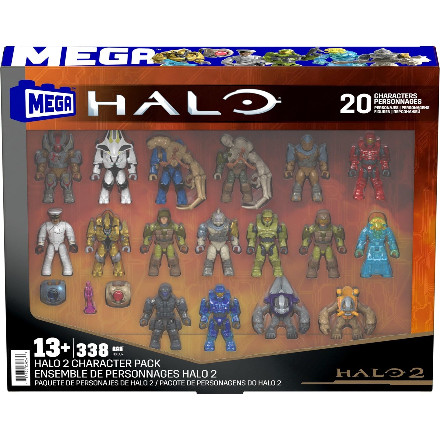 Mega Brands MEGA Halo Action Figures Building Set – 339 Pieces, 2-Inch Poseable Collectibles (Amazon Exclusive)