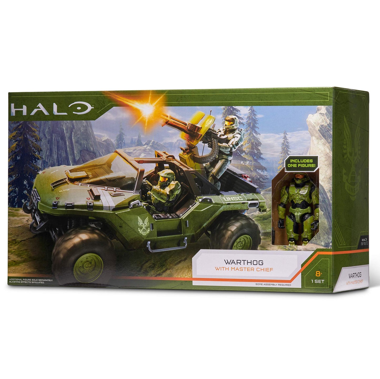HALO 4-Inch World of HALO Deluxe Warthog with Master Chief – Figure Pack