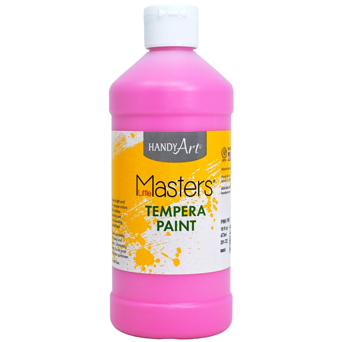 Handy Art Little Masters Tempera Paint – Pink, 16 oz | AP Non-Toxic