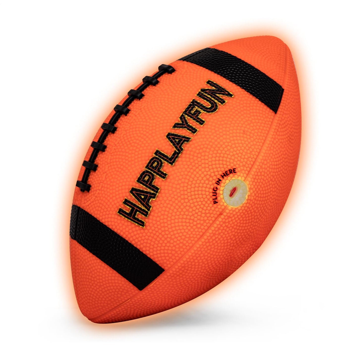 Happlayfun Light Up Football – LED Glow in the Dark, Size 6 for Kids 6-14
