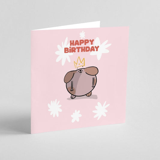 Happy Queen Greeting Card