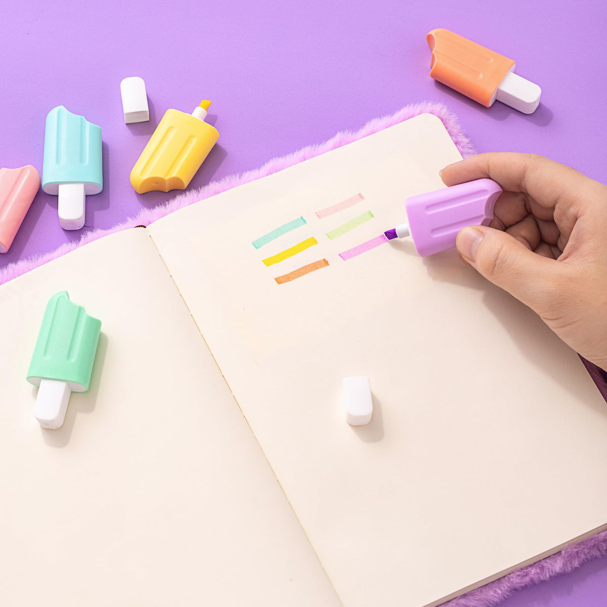 HAPPY LOLLI Purple LolliME DIY Journal Kit – 300+ Pieces, Lockable Diary, Gift Box