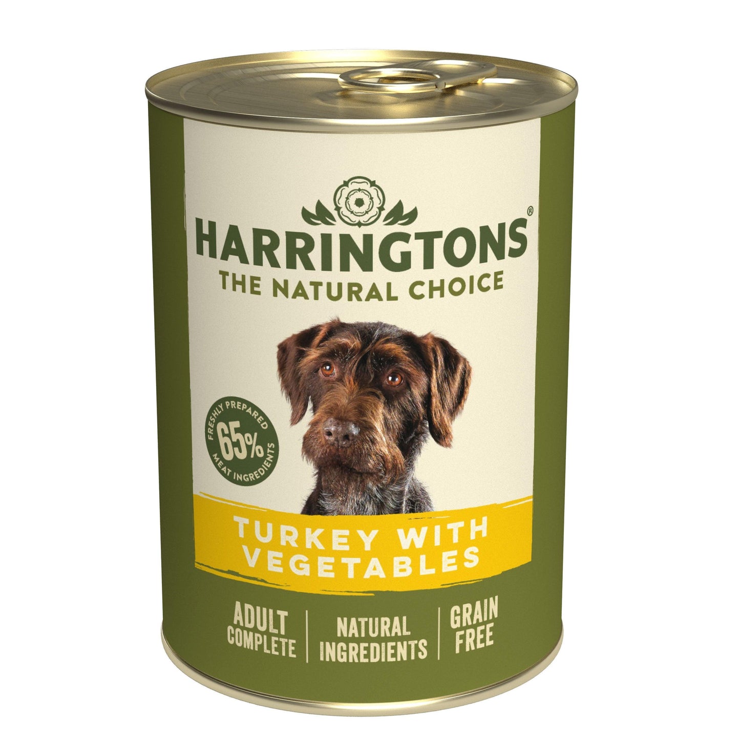 Harringtons Dog Tins Grain Free Turkey&Veg6x400g