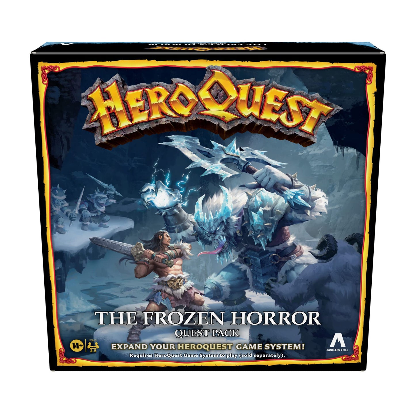 Hasbro Avalon Hill HeroQuest The Frozen Horror Quest Pack – Dungeon Crawler Expansion