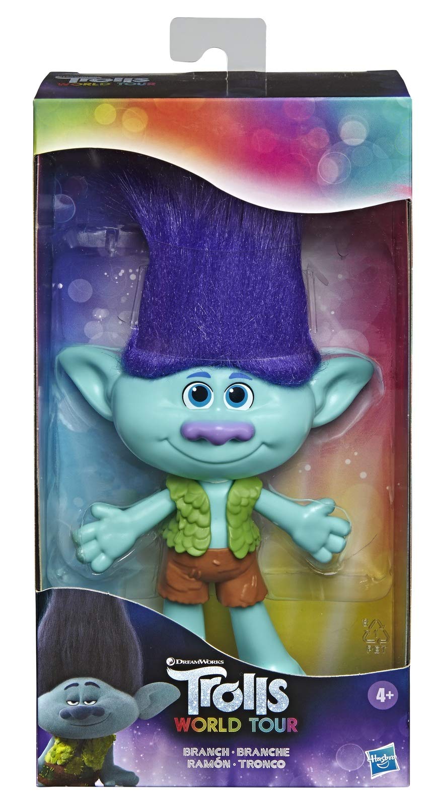 DREAMWORKS TROLLS World Tour Branch Medium Doll | Hasbro Collectible Figure