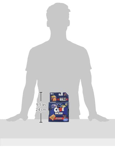 Hasbro Gaming Clue Diced Game — Quick, Portable Family Mystery for Ages 8+