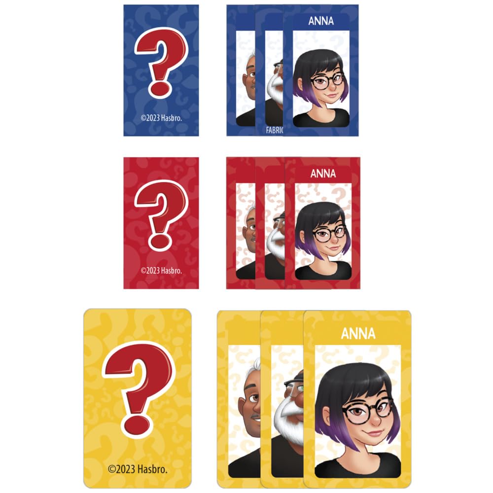 Hasbro Gaming Grab 'N GO Travel Game Guess Who? - Portable 2-Player Guessing Fun