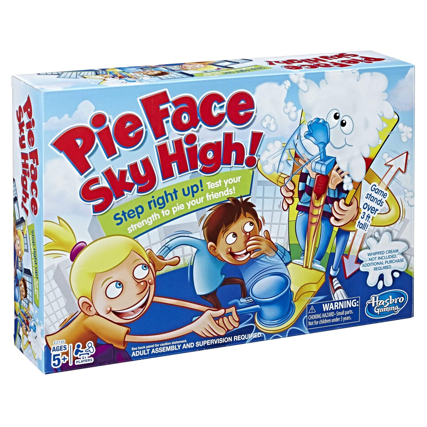 Hasbro Gaming Pie Face Sky High Game – Carnival‑Style Fun, Stands 3 Feet Tall, For Ages 5+
