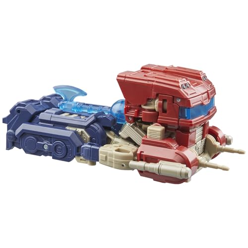 Hasbro Transformers Studio Series Deluxe Optimus Prime 4.5-inch Action Figure – 25-Step Robot to Truck