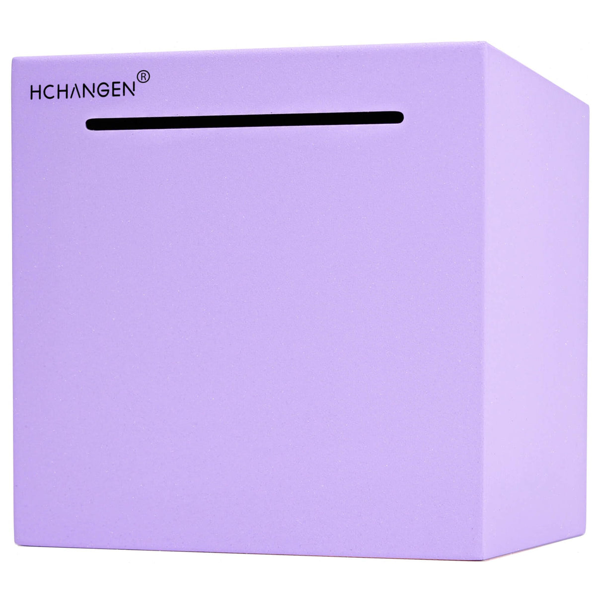HCHANGEN Piggy Bank for Adults – Stainless Steel Money Box, Must-Break to Open (Purple, 4.72 in)