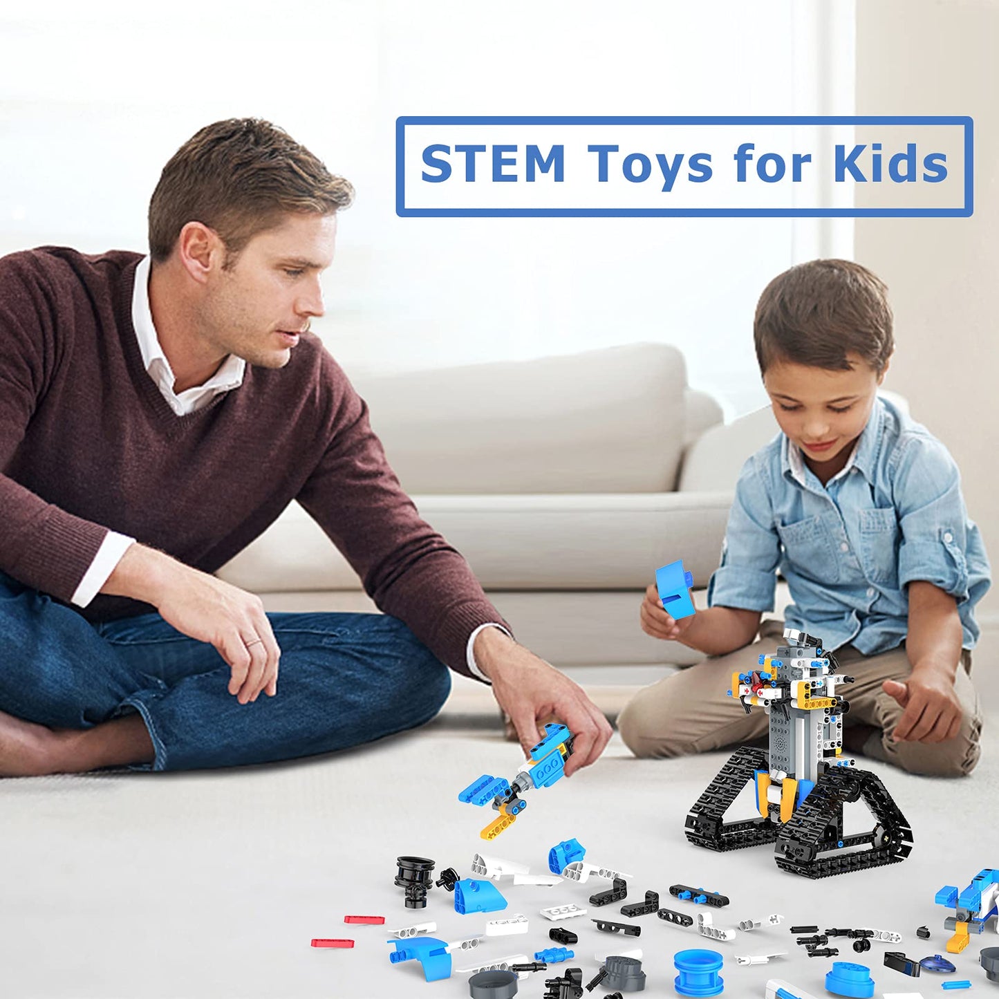 Henoda Robot Toys for 8-16 Year Olds – APP & Remote Control STEM Building Kit