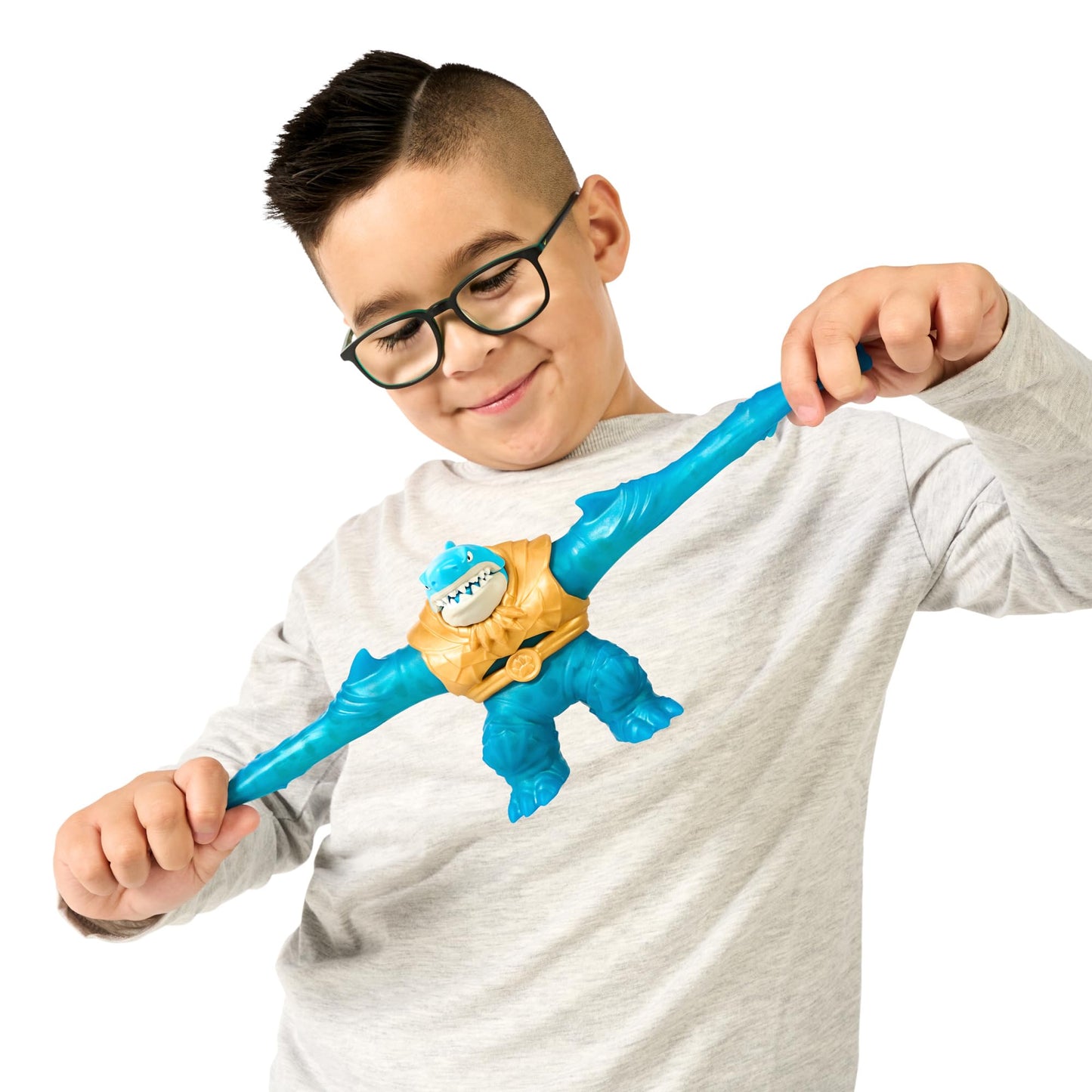 Heroes of Goo Jit Zu Deep Goo Sea Thrash Hero Pack | Ultra Squishy Goo Filled Toy with Chomp Attack