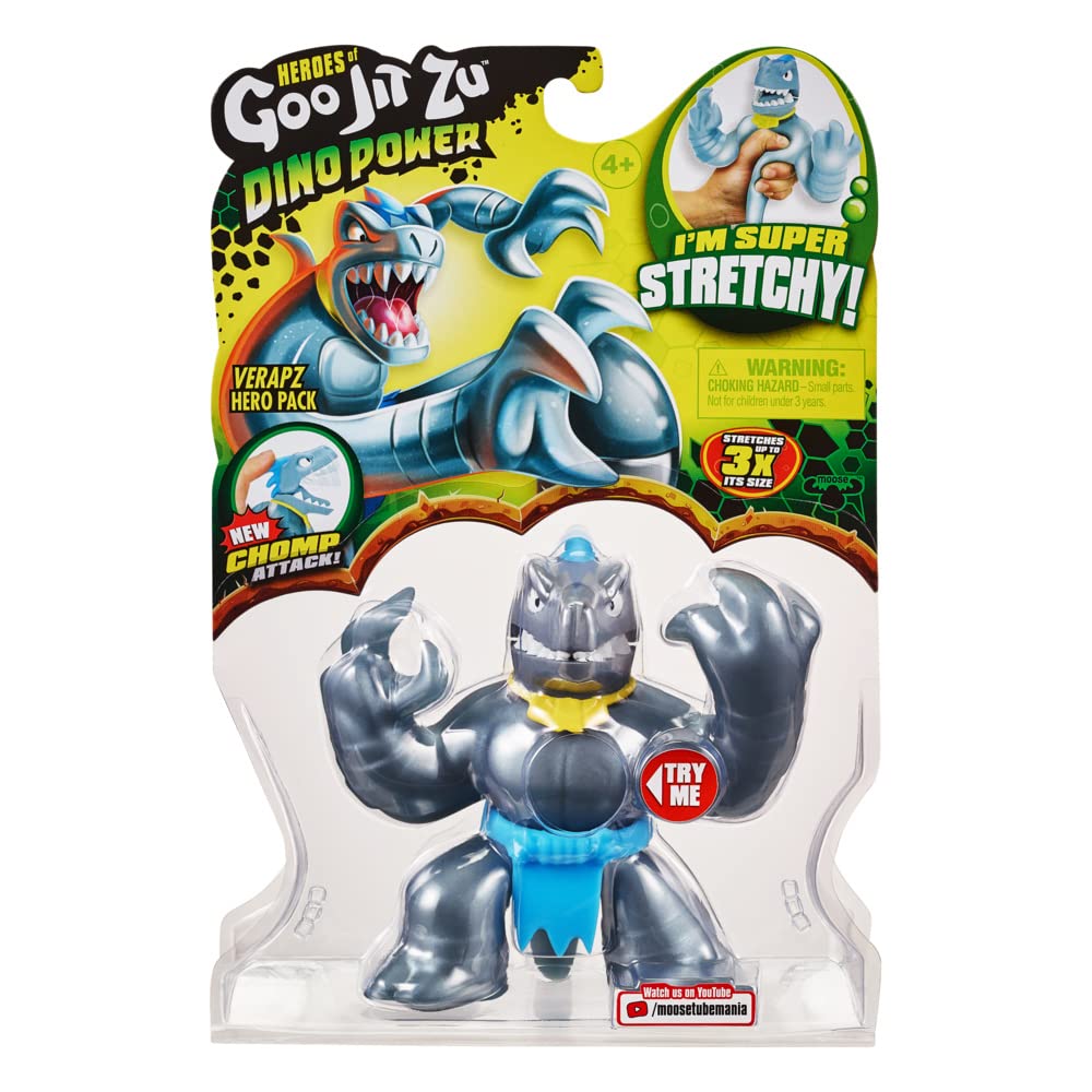 Heroes of Goo Jit Zu Dino Power Verapz the Velociraptor Action Figure – Multicolor (41092)