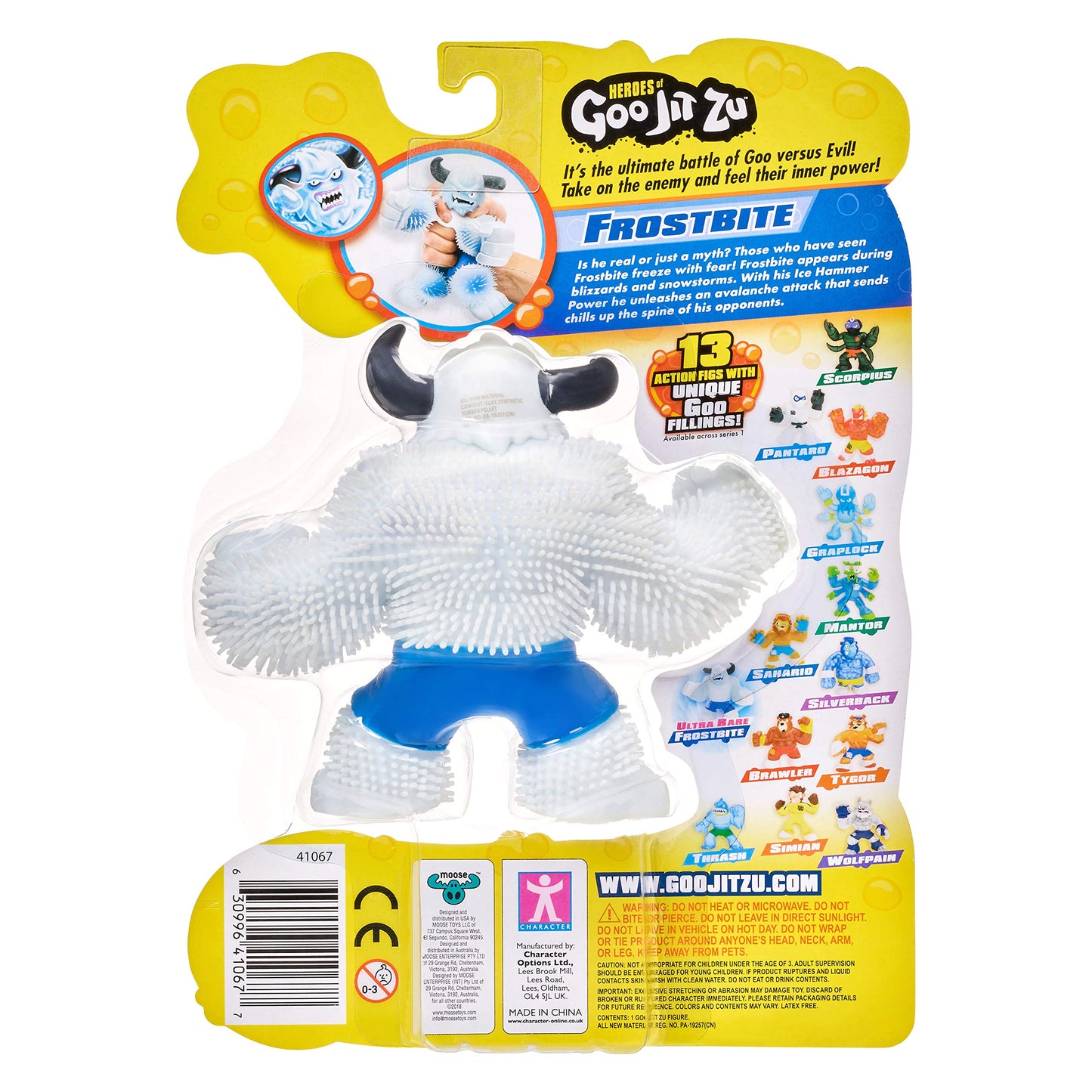 Heroes of Goo Jit Zu - Frostbite Yeti Action Figure | Squishy Gooey Fun