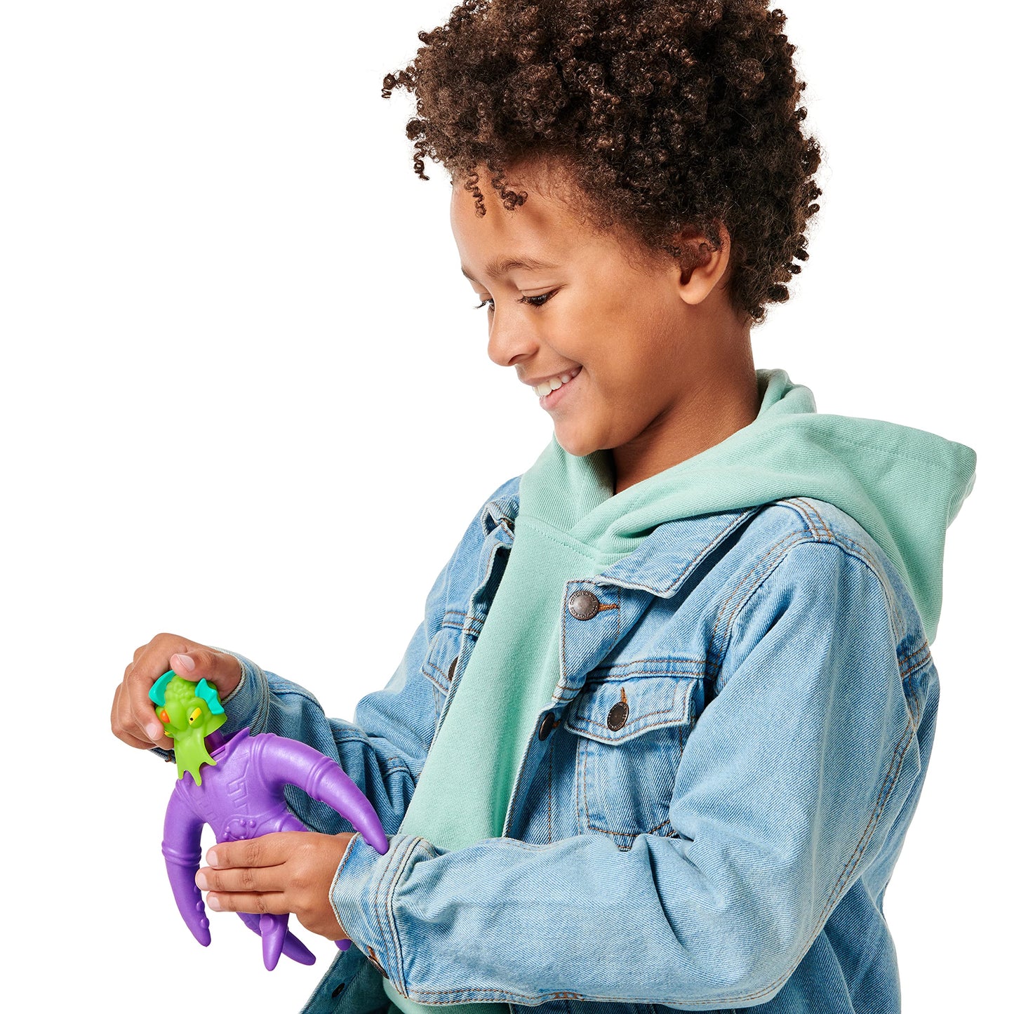 Heroes of Goo Jit Zu Galaxy Attack Air Vac Orbitox – Pump Power Action Figure | Multicolor (41222)