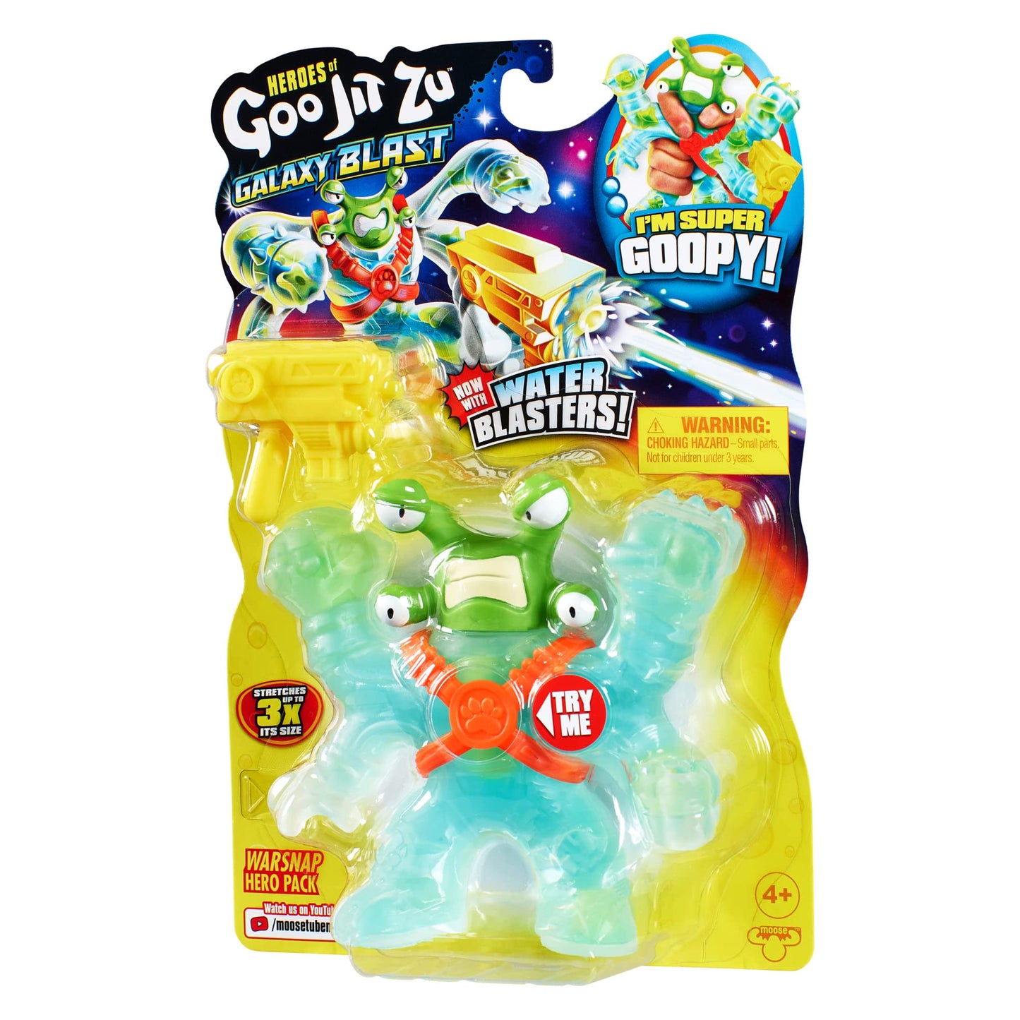 Heroes of Goo Jit Zu Galaxy Blast Warsnap with Water Blaster | Galaxy Toy