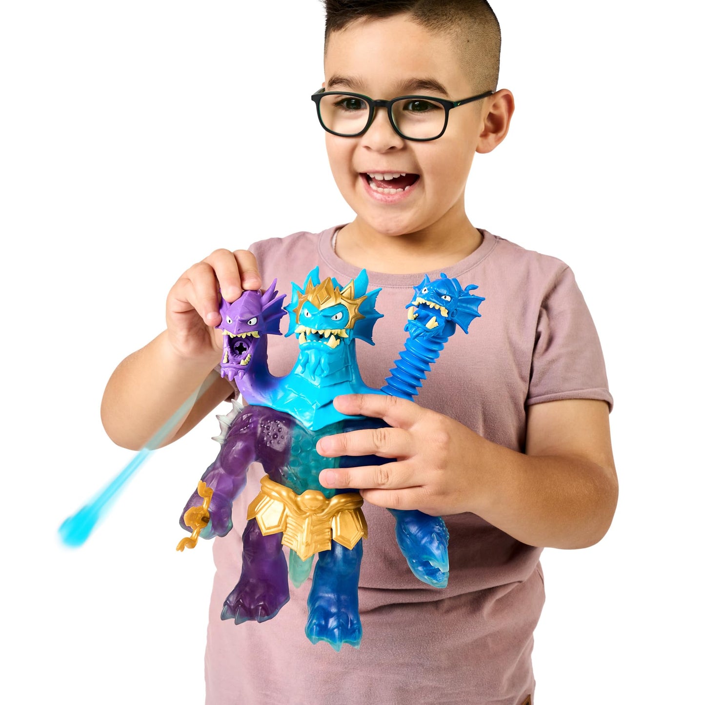 Heroes of Goo Jit Zu Deep Goo Sea King Hydra – 3-in-1 Goo Power, Light & Sound Battle Action