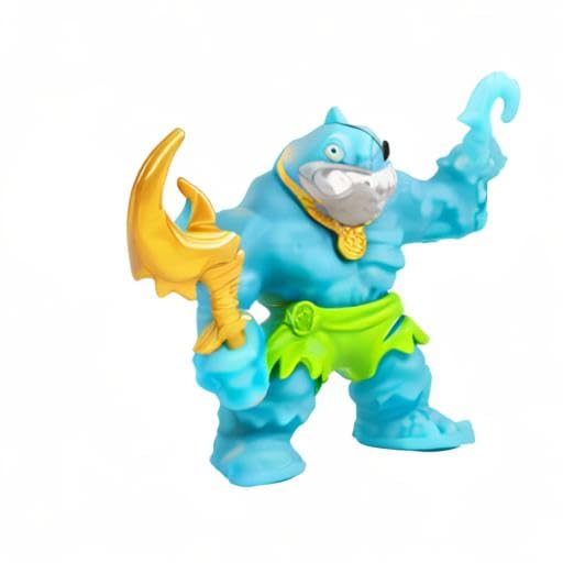 Heroes of Goo Jit Zu Cursed Goo Sea Thrash – Color-Changing Face, 3x Stretchable Hero