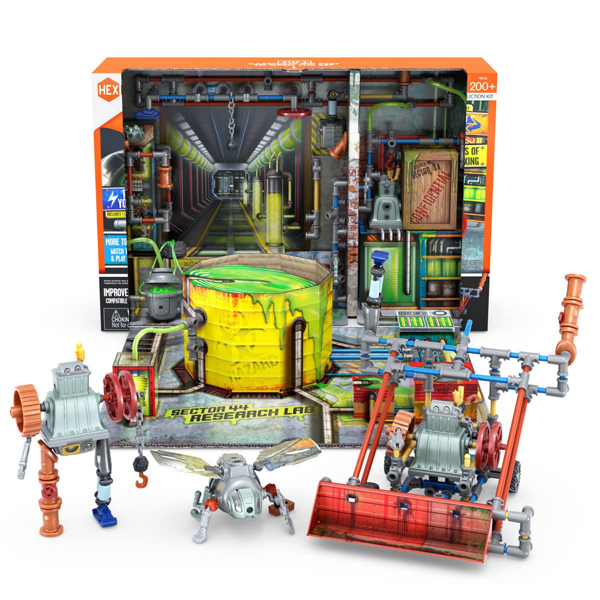 HEXBUG JUNKBOTS Small Factory Habitat Power Sub Station Playset