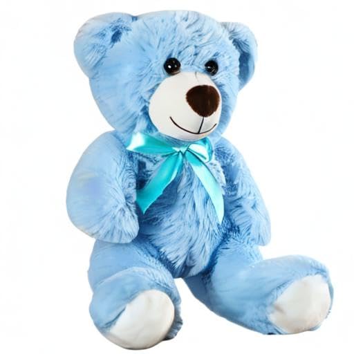 Hgplvxj 13-Inch Blue Teddy Bear Plush – Soft Gift for Kids