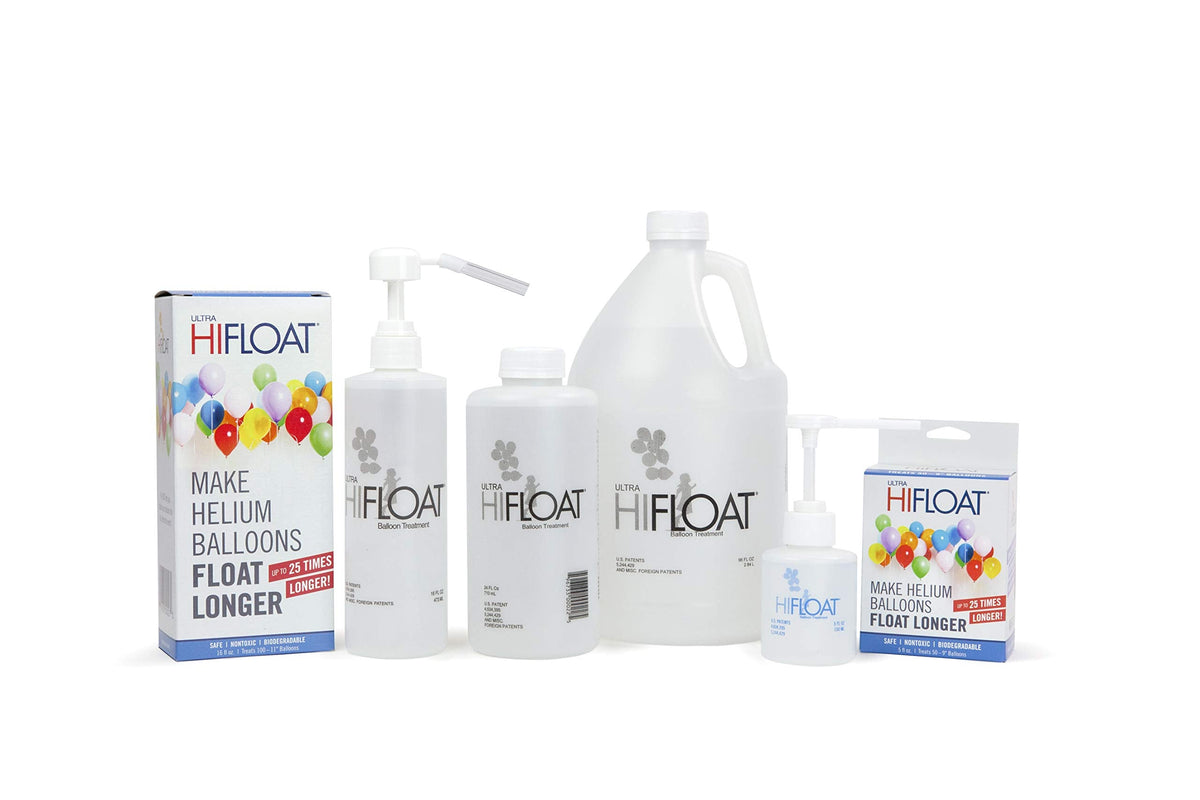 LA Balloons 001116 Hi-Float Solution, 5 oz, Transparent | HI-FLOAT