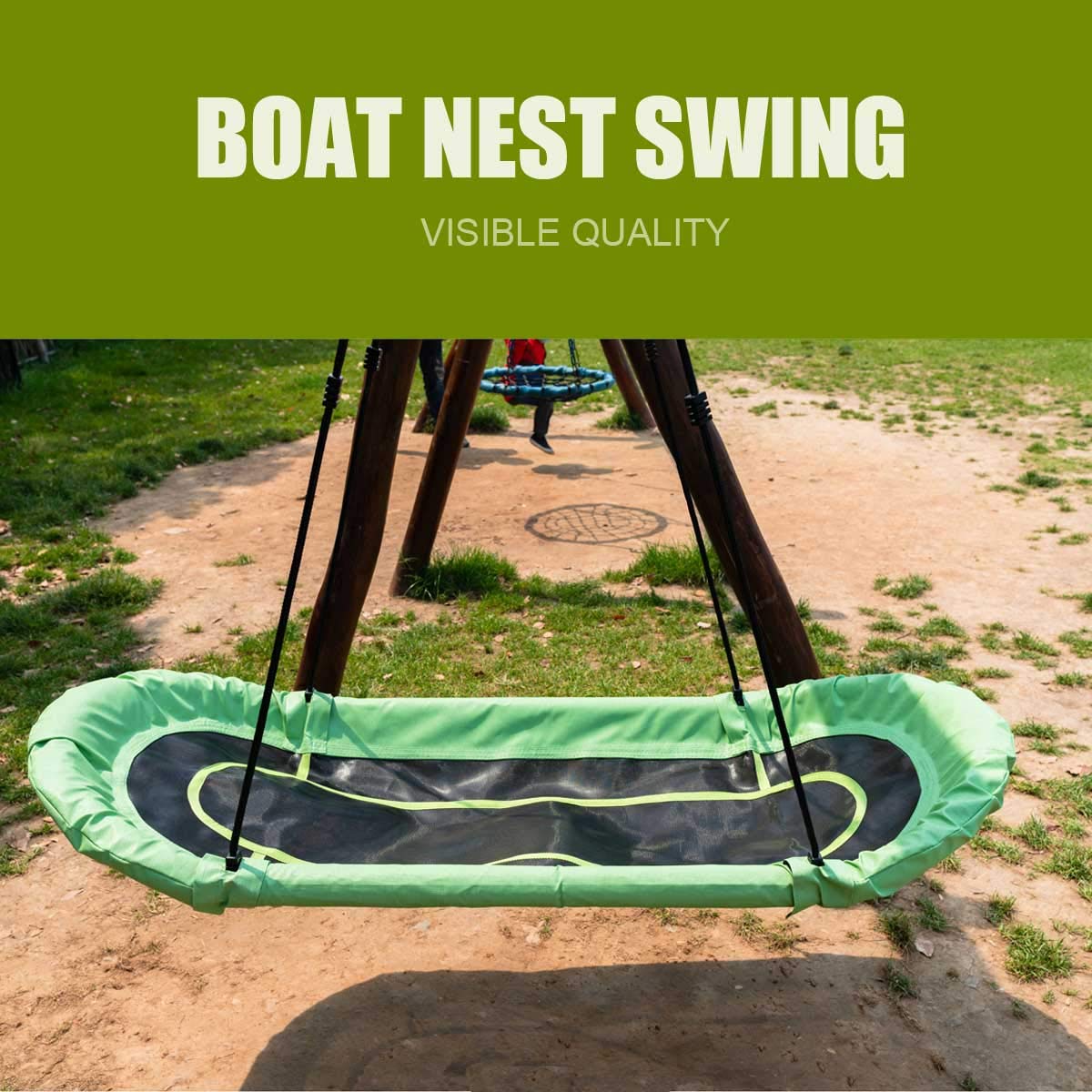 HI SUYI Platform Swing 66 Inch – Heavy-Duty Hammock Lounger for Backyard