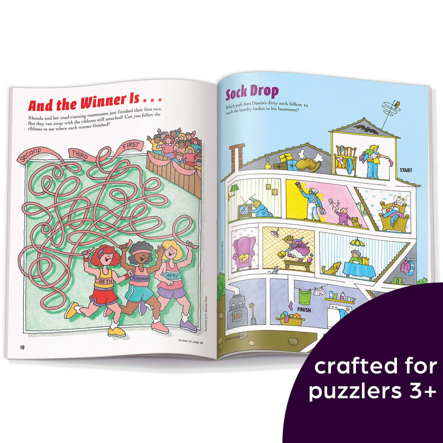 Highlights for Children: Amazing Mazes – Beginner Maze Books for Kids 3-6 (2-Pack)