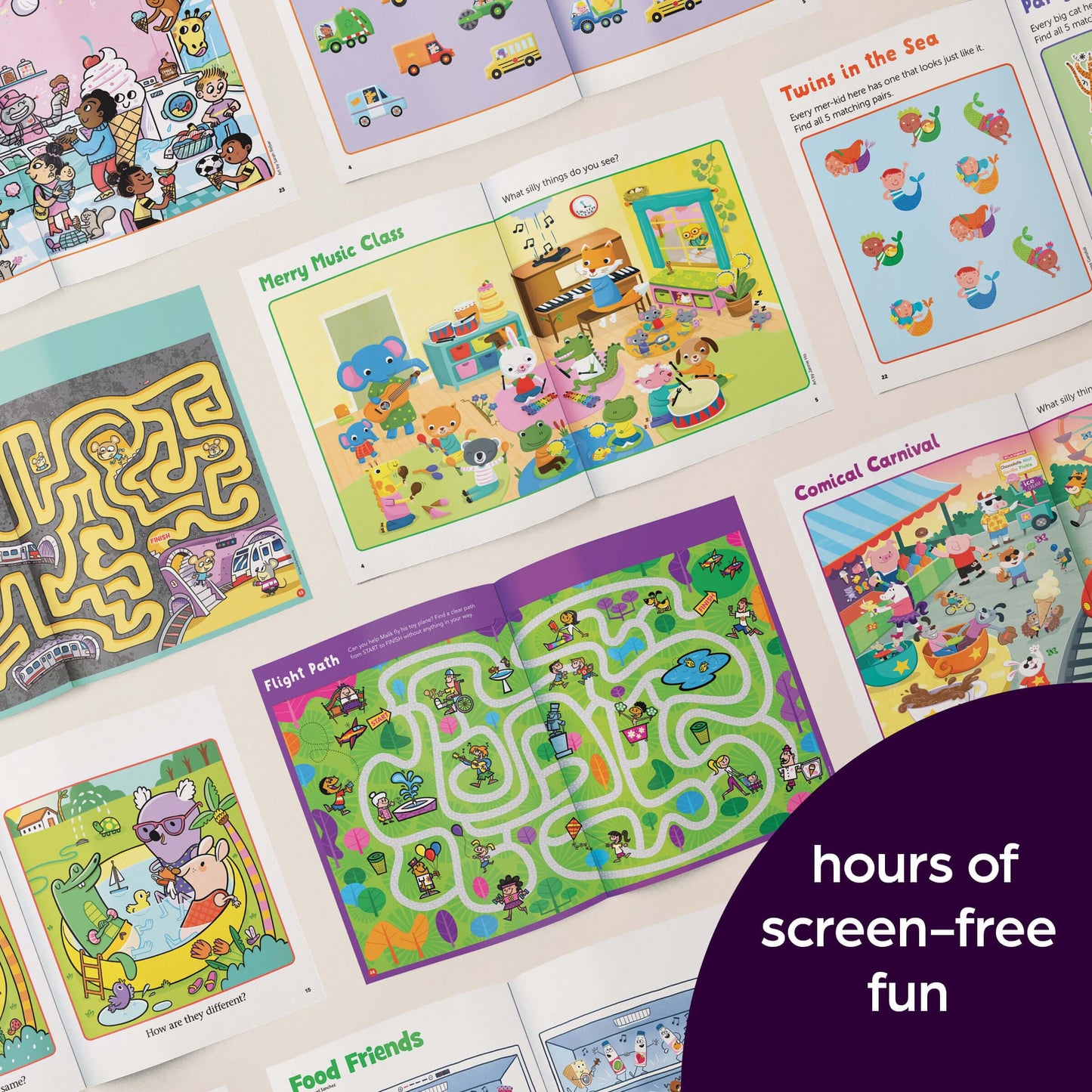 Highlights for Children: My First Puzzle Fun 2026 – 4-Book Activity Set for Ages 3-6