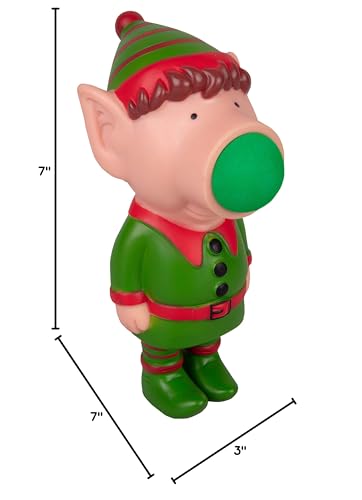 Hog Wild Christmas Elf Ball Popper Toy – 20-Foot Air-Powered Indoor/Outdoor Fun