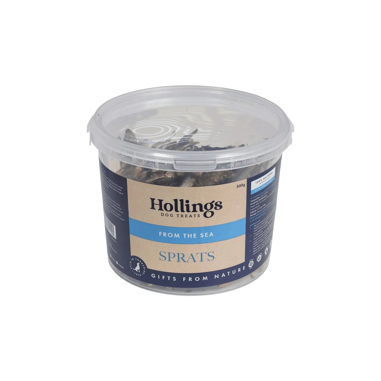 Hollings From the Sea - Sprats Tub 500g Bucket
