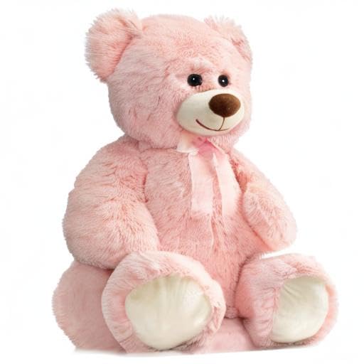 HollyHOME 36-Inch Pink Teddy Bear | Large Plush Stuffed Animal Gift